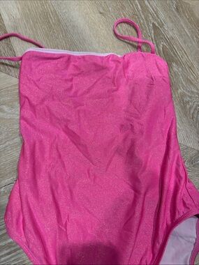Sparkling Hot Pink One-Piece Swimsuit